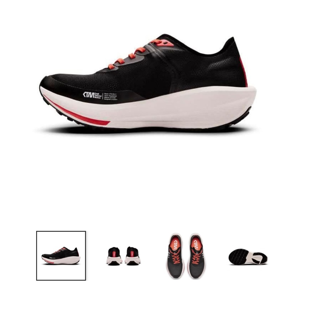 Craft Black and Coral Women's Athletic Running Shoes